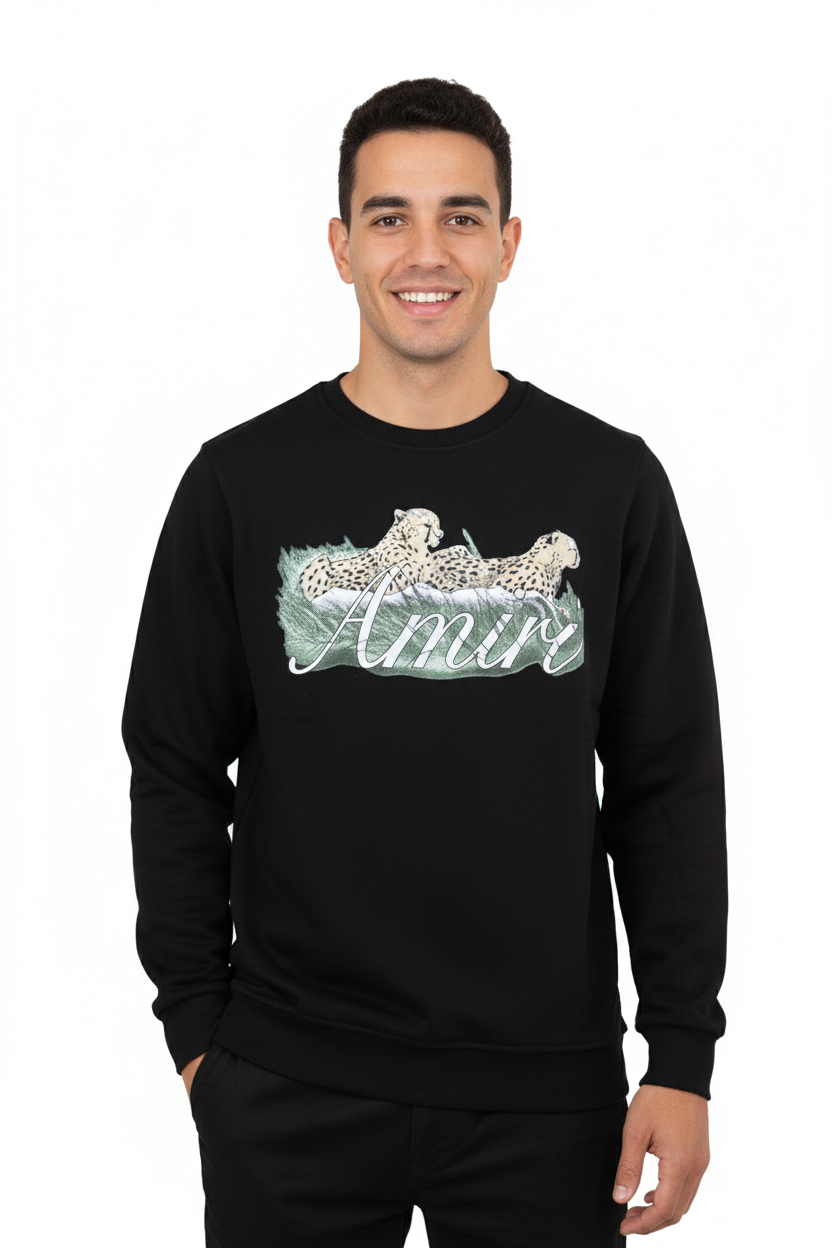 Oppland Erkek Sweatshirt Regular Fit Pamuklu Kumaş iki iplik Baskılı OPES26AMRMOD15